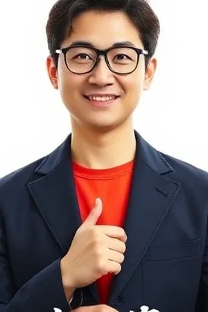 展台上未拆封的宣传立牌与射灯，用于代言物料条目的封面
